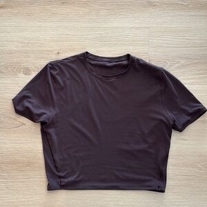 lululemon athletica Dark Brown Crop Top